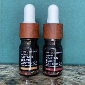 ⚜️3/$15 New Kreyol Essence Haitian castor oil minis set